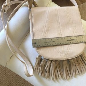 Pink Faux leather shoulder purse